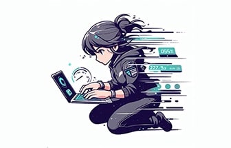 typing speed girl
